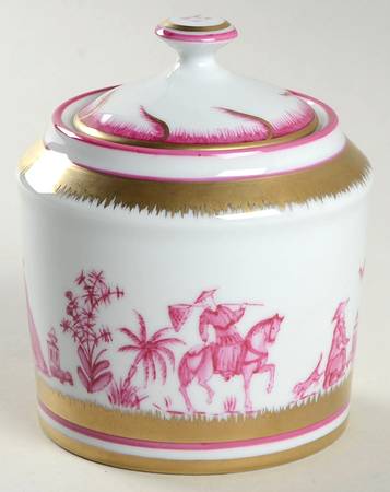 Chinoiserie Sugar Bowl & Lid