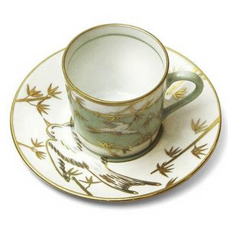 Envol Flat Demitasse Cup & Saucer Set