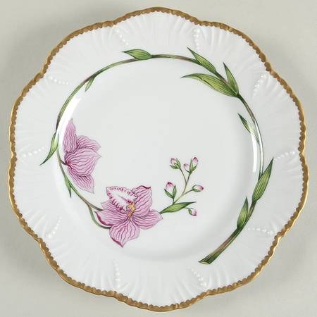 Histoires d'Orchidees Salad/Dessert Plate