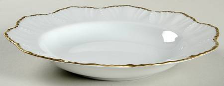 Simple Dentelle Rim Soup Bowl