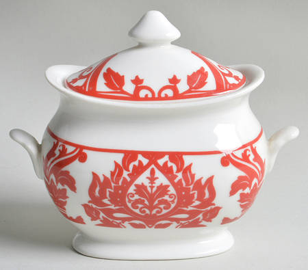 Muse Red Sugar Bowl & Lid