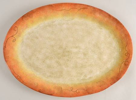 Tuscan Vine 17" Oval Serving Platter