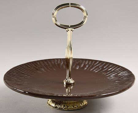 Palette Chocolate (Brown) 6" - 7" Tidbit (from Salad Plate) HC