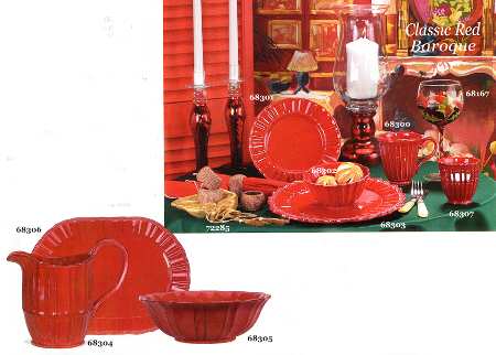 Classic Red Baroque by Ambiance