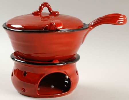 Tapas Saucepan & Lid w/Ladle & Warmer