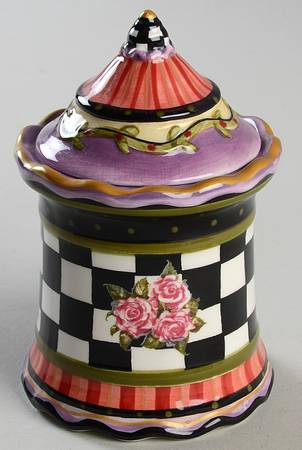 Amber Rose Sugar Bowl & Lid