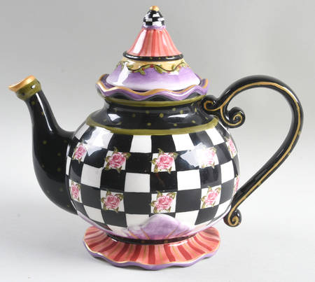 Amber Rose Teapot & Lid