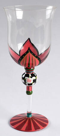 Amber Rose Glassware Goblet