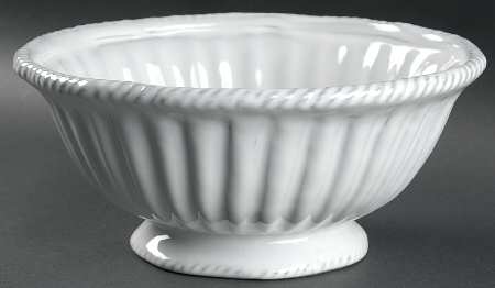 Elegance Ribbed 9" Round Serving Bowl