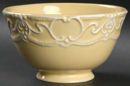 Aristocrat Yellow Dessert Bowl