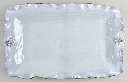 Fleur de Lis 19" Rectangular Serving Platter