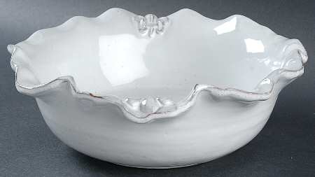 Fleur de Lis 10" Large Salad Serving Bowl