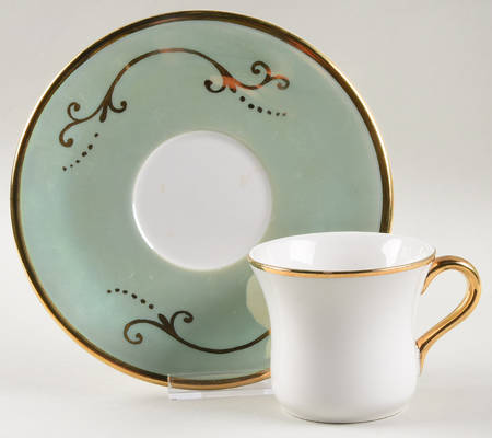 Maltby Lustree Flat Cup & Saucer Set
