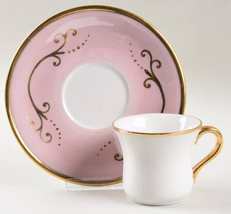 Maltby Lustree Flat Cup & Saucer Set