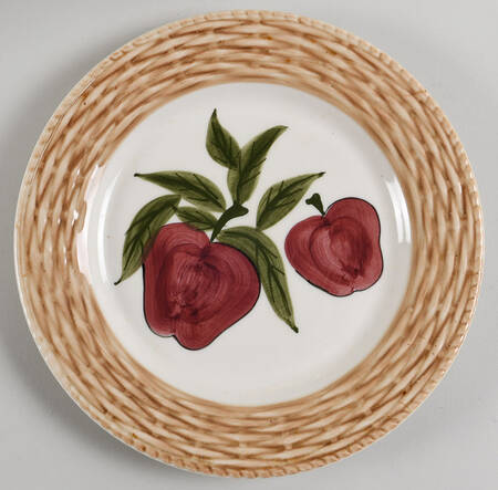 Apple Weave Luncheon Plate