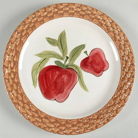 Apple Weave Dinner Plate