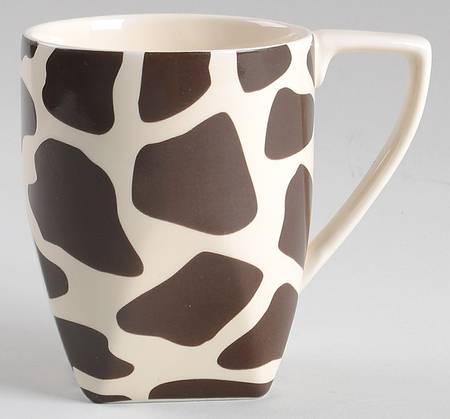 Giraffe Brown Linen Mug
