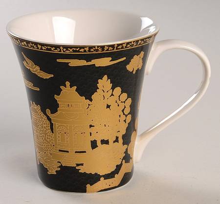 Forbidden City Black Mug