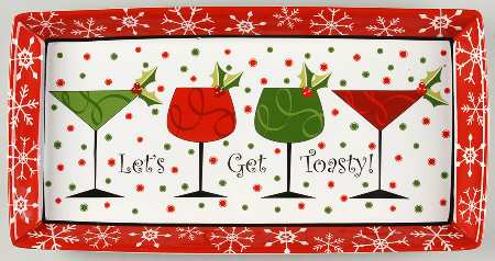 Let's Get Toasty 13" Rectangular Serving Platter