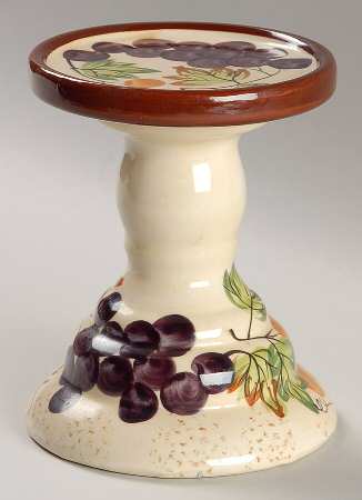 Grape Medley 5" Pillar Candleholder