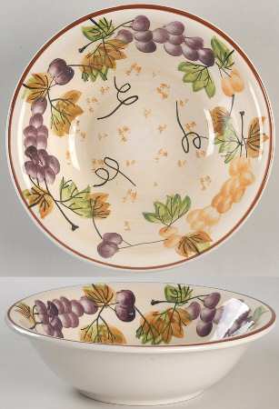 Grape Medley Coupe Cereal Bowl