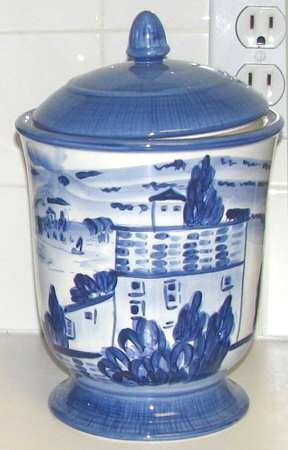 Tuscany Dawn Medium Canister & Lid