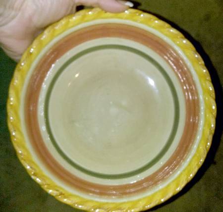 Tuscan Countryside Stripe Soup/Cereal Bowl