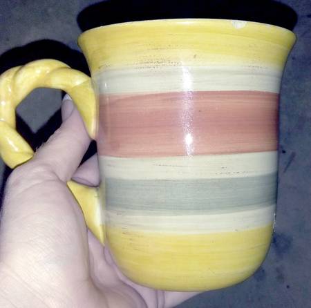 Tuscan Countryside Stripe Mug