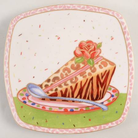 Sweet Confetti Salad/Dessert Plate