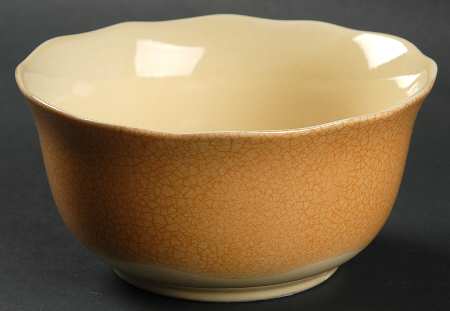 Alba Crackle Yellow Soup/Cereal Bowl