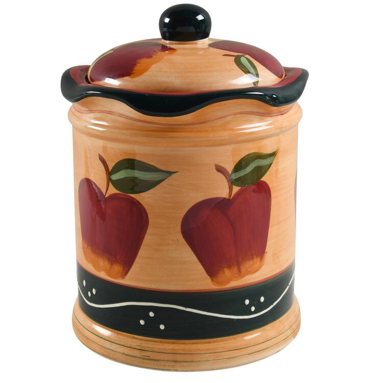 Country Apple Extra Large Canister & Lid
