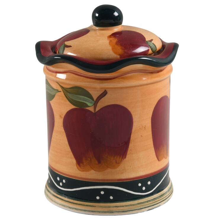 Country Apple Medium Canister & Lid