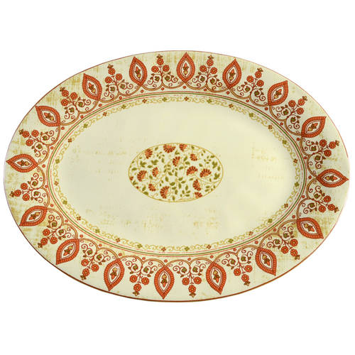Kashmir 16" Oval Serving Platter