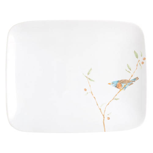 Early Bird Rectangular Salad/Dessert Plate