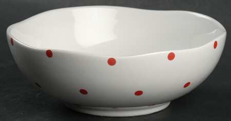 Aria Pois Red Soup/Cereal Bowl