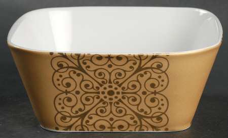 Contessa Gold Square Soup/Cereal Bowl