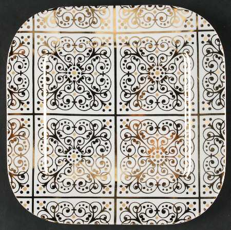 Contessa Gold Square Salad Plate