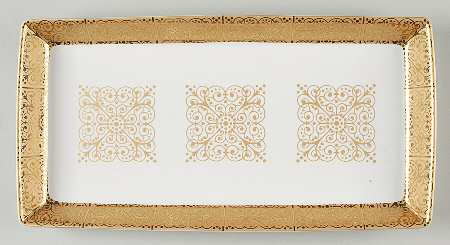 Contessa Gold 13" Rectangular Serving Platter