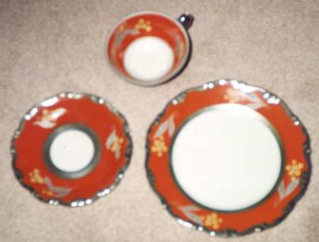 Perle Silver Salad Plate