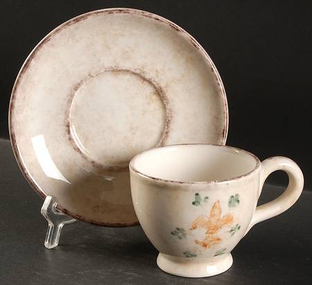 Medici Footed Cup & Saucer Set
