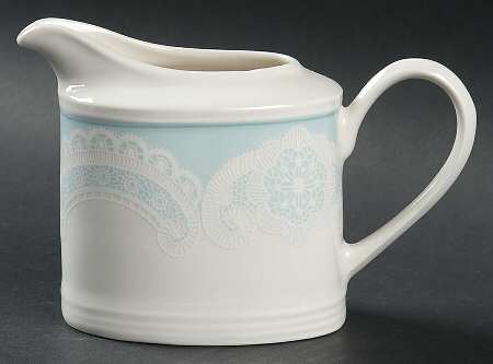 Queen Anne's Lace Blue Creamer