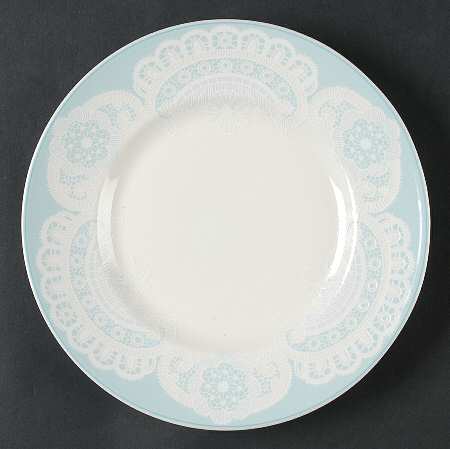 Queen Anne's Lace Blue Salad Plate