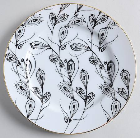 Peacock Salad Plate