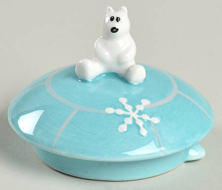 Arctic Holiday Lid for Teapot