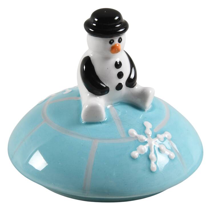 Arctic Holiday Lid for Sugar Bowl