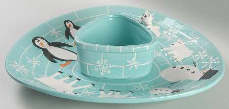 Arctic Holiday 1 Piece Chip & Dip