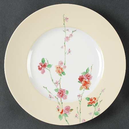 Brigitte Yellow Salad Plate