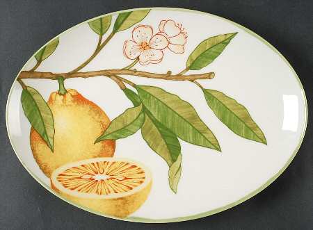 Frutta 14" Oval Serving Platter