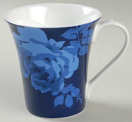 Indigo Rose Mug by 222 Fifth (PTS)