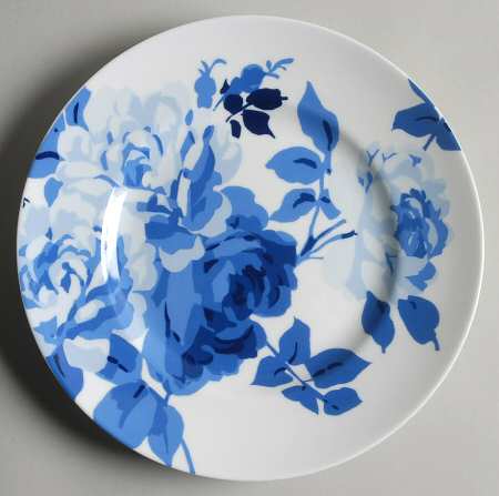 Indigo Rose Salad Plate